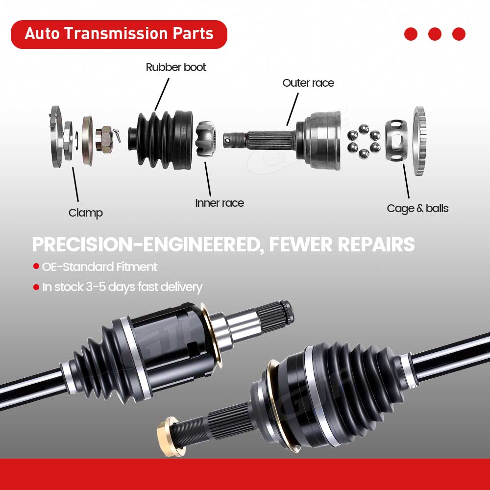 ציר הנעה של GJF Auto Parts המתאים ל-95% מהרכבים